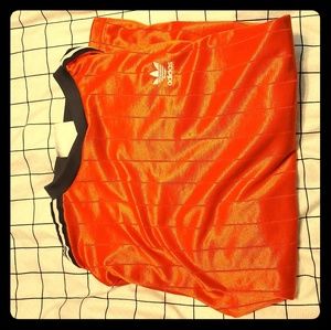 Adidas orange women's long sleeved top